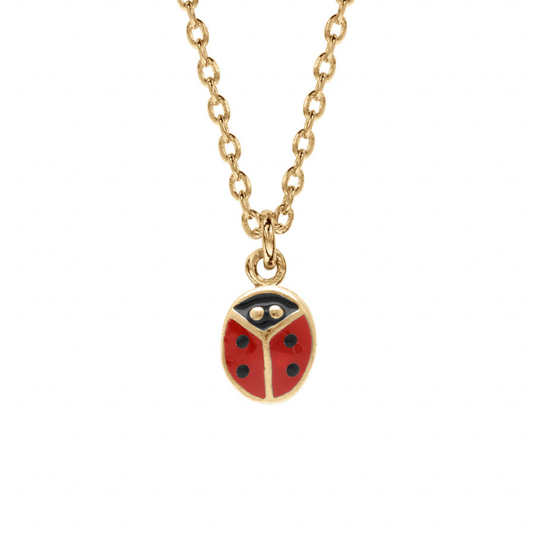 Ladybug Halskjede – Gullbelagt | Azulin