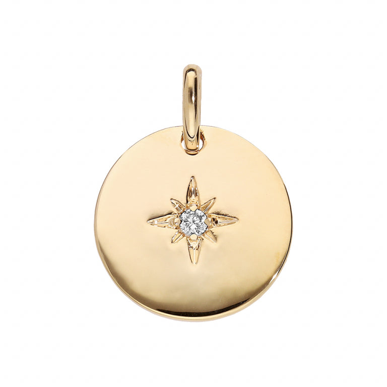Hvit oksid stjerneanheng – Gullbelagt | Azulin