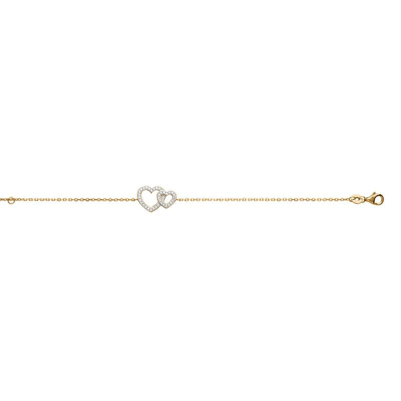 Coeur - Bracelet - Plaqué Or