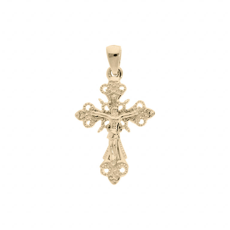 Colgante cruz occitana bañada en oro – Colgante de moda | Azuline