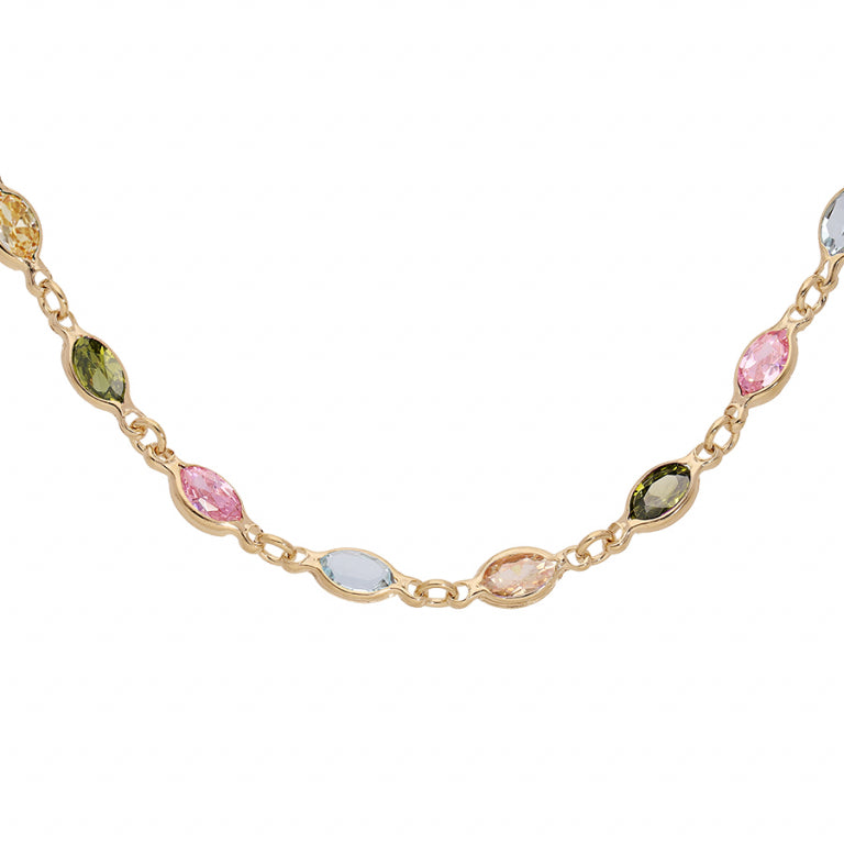 Colar Oval – Banhado a Ouro | Azuline