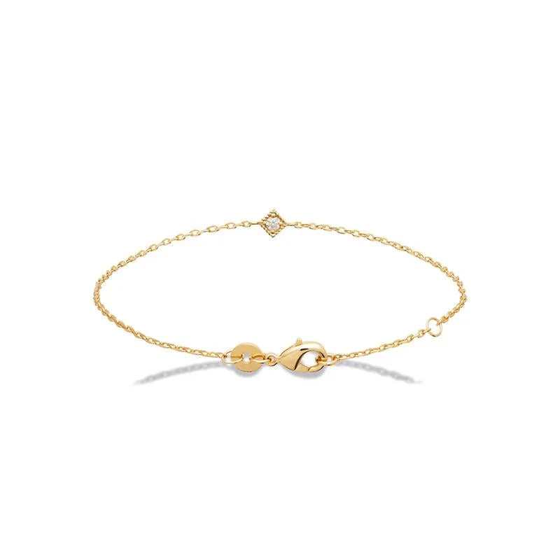 Art Deco - Diamant - Vergoldet - Armband