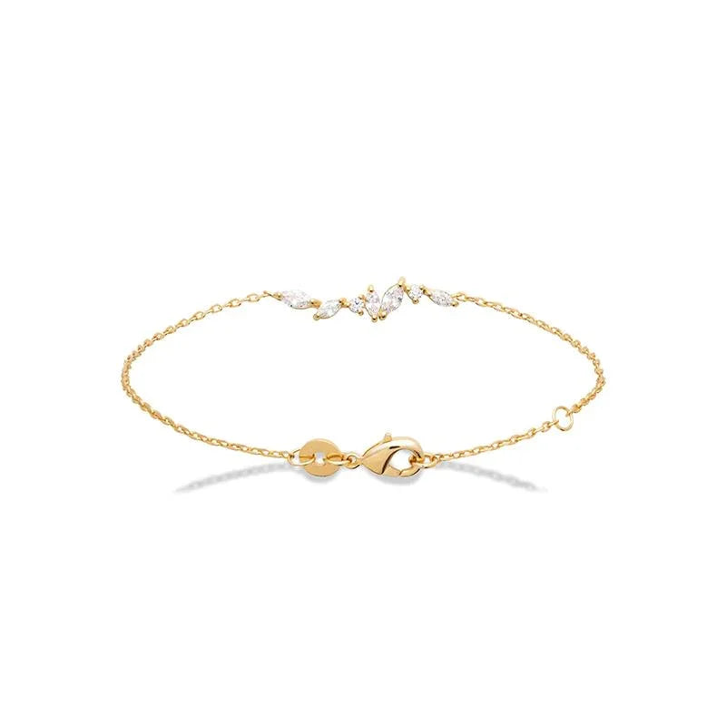 Corona - Chapado en oro - Pulsera
