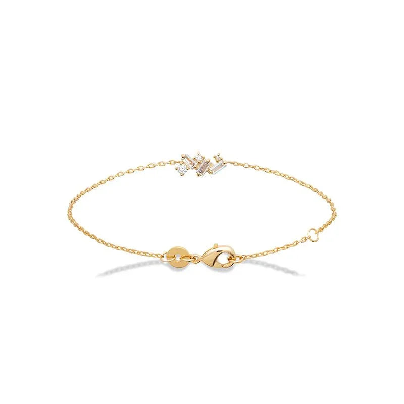 Haarspange – Armband – vergoldet