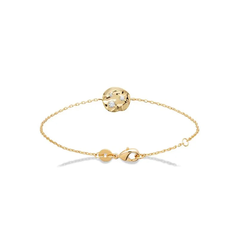 Hypnotique - Zirconia - Pulsera - Chapado en oro