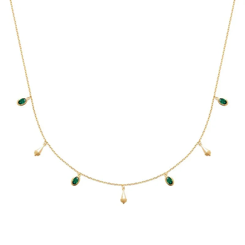 Charm - Collar - Chapado en Oro