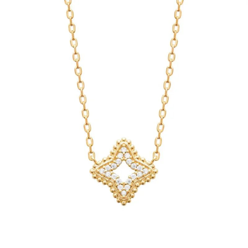 Estrella - Collar - Chapado en Oro