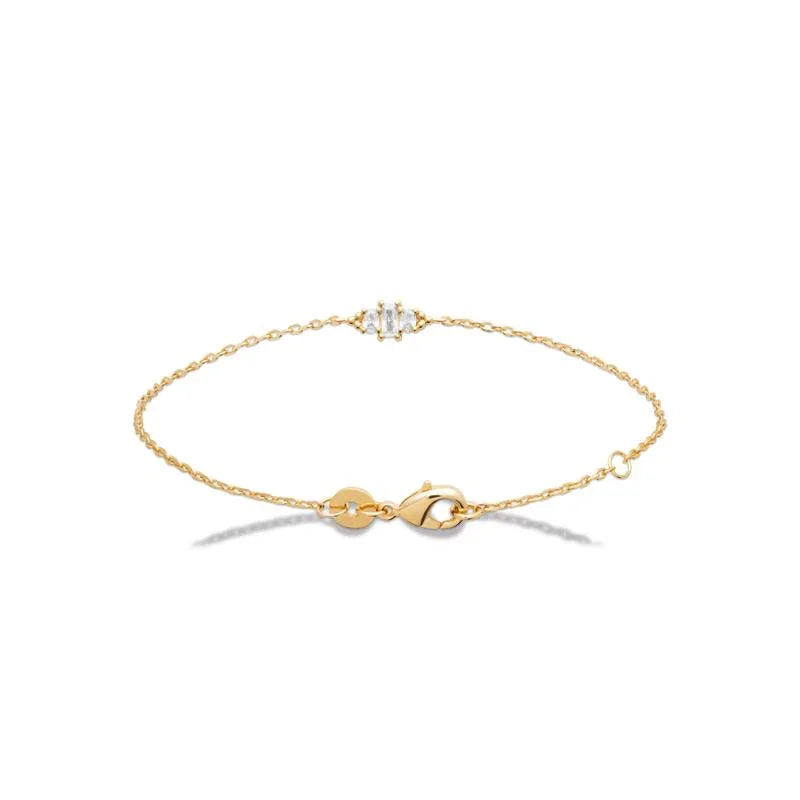 Haarspange – Armband – vergoldet
