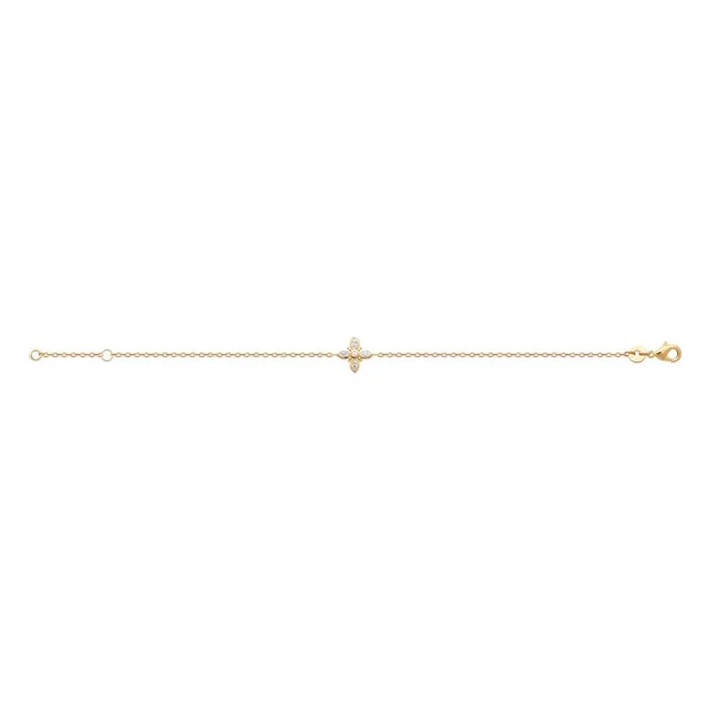 Mariposa - Pulsera - Bañada en Oro vista 3