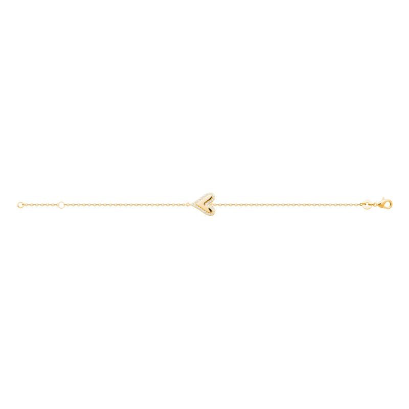 Heart - Bracelet - Gold Plated view 3