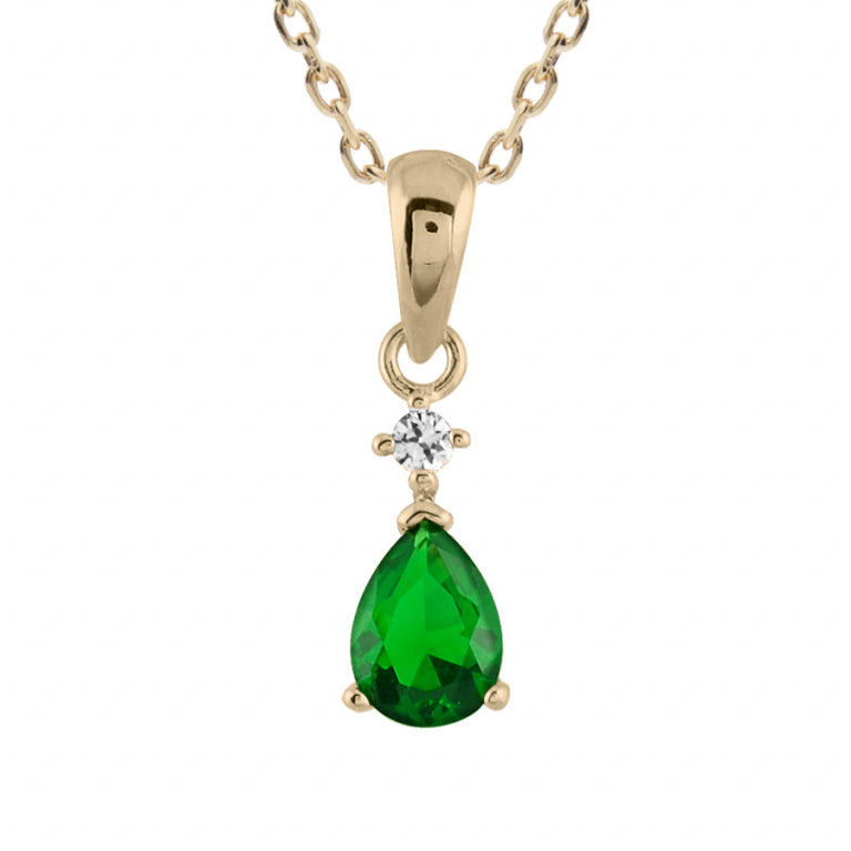 Drop Halsband – Guldpläterad | Azulin