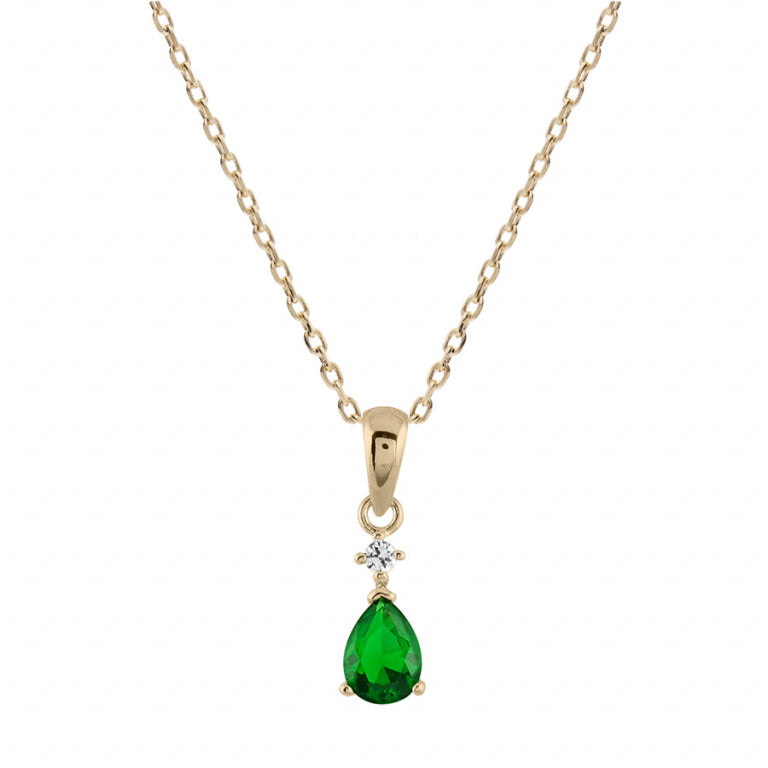 Drop Halsband – Guldpläterad | Azulin view 2
