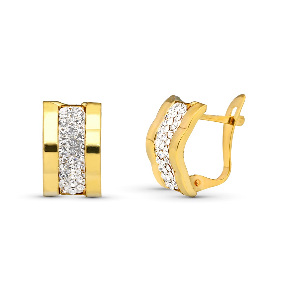Pendientes Oro 9K Circonitas