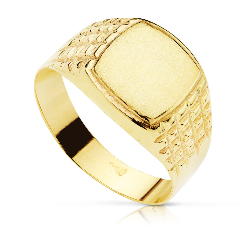 Diamantriddare i 18K guld för män