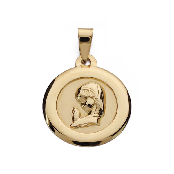 9K Virgin Girl Medal 18 mm