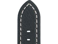 Leather Watch Strap - Aviator - Black - Rochet