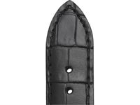 Leather Watch Strap - Charleston - Black XL - Rochet