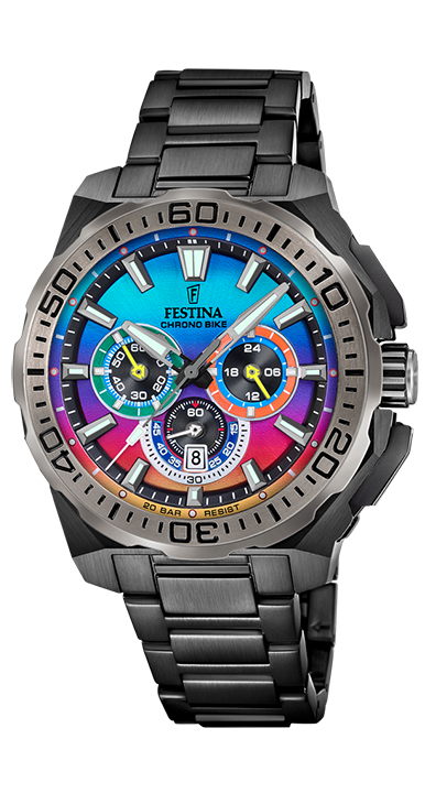Chrono Bike - Model F20731/2 - Black & Multicolor - Festina Watch