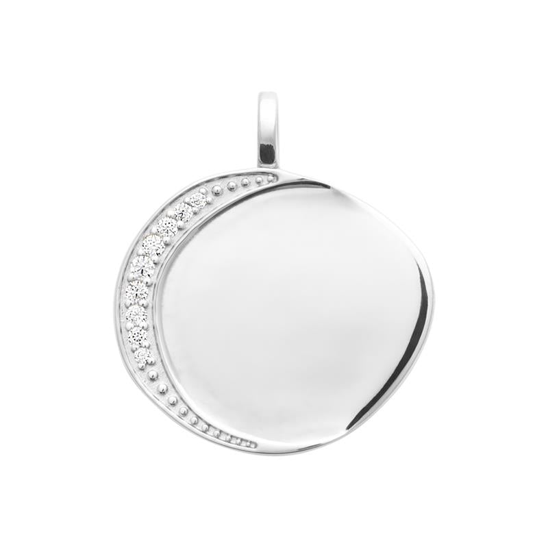 Circle Pendant – Silver | Azuline
