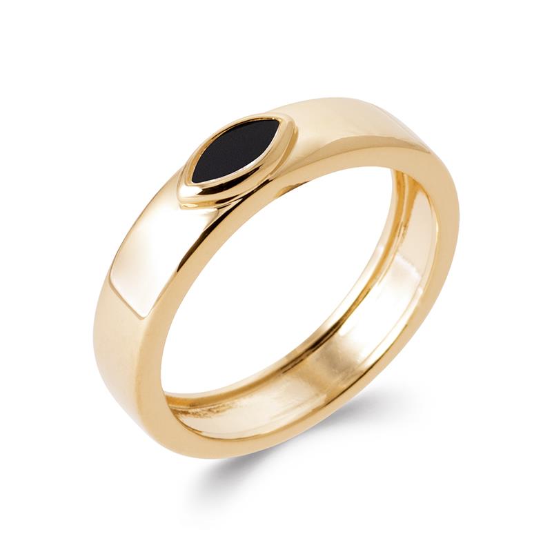 Anillo Ovalado – Chapado en Oro | Azuline