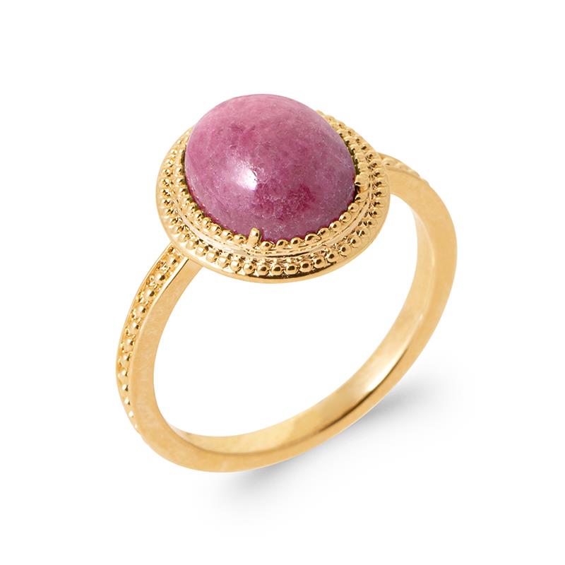 Oval Ring – Guldpläterad | Azulin