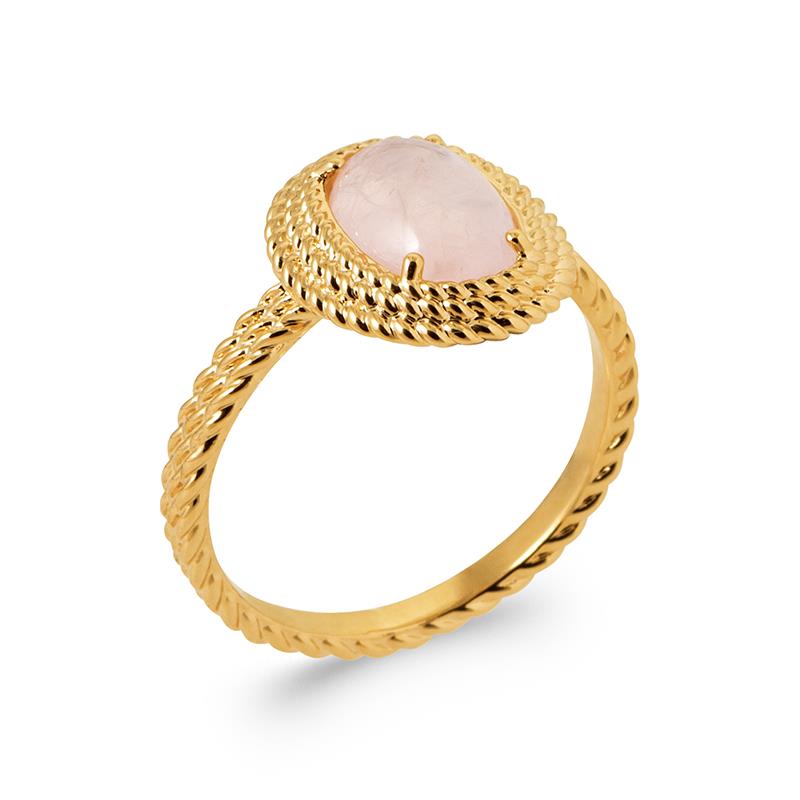 Anel Oval – Banhado a Ouro | Azuline