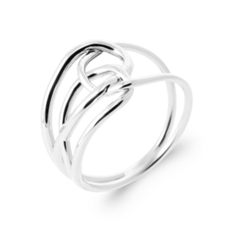 Bague Nœud – Argent | Azuline