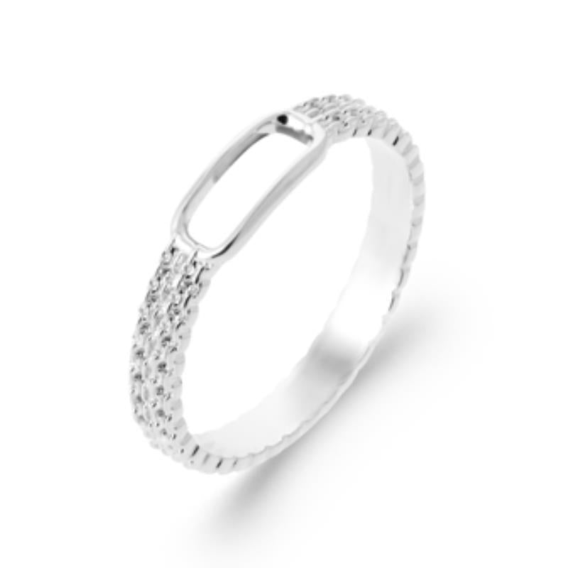 Ovale ring – zilver | Azulin