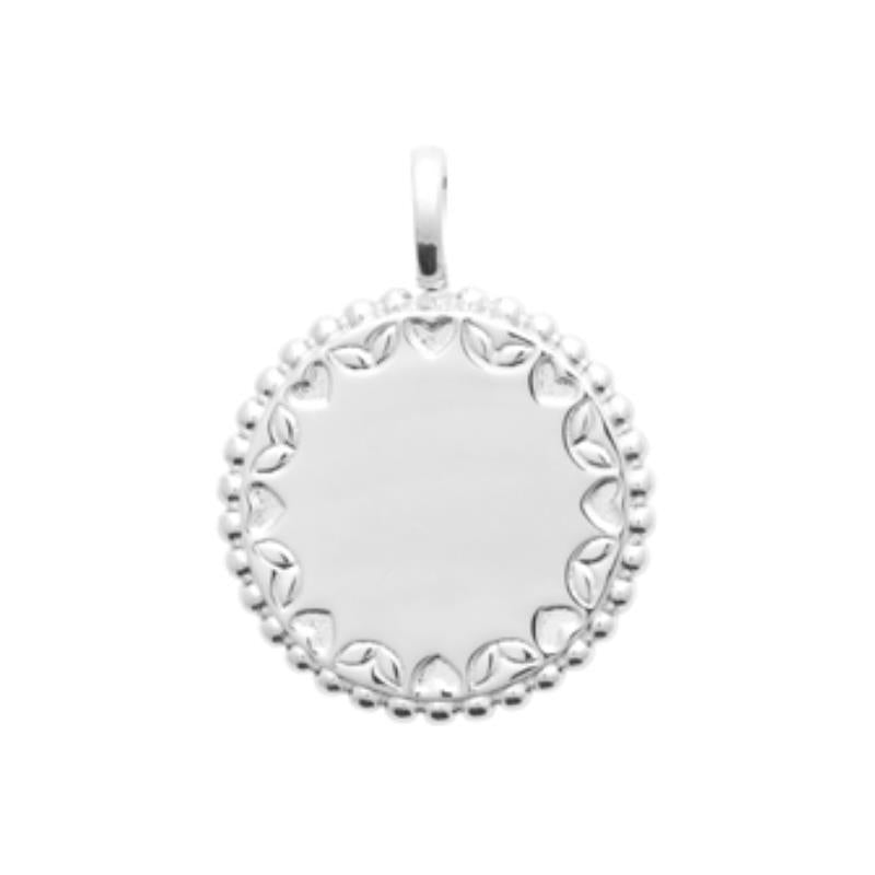 Runt hänge – Silver | Azulin