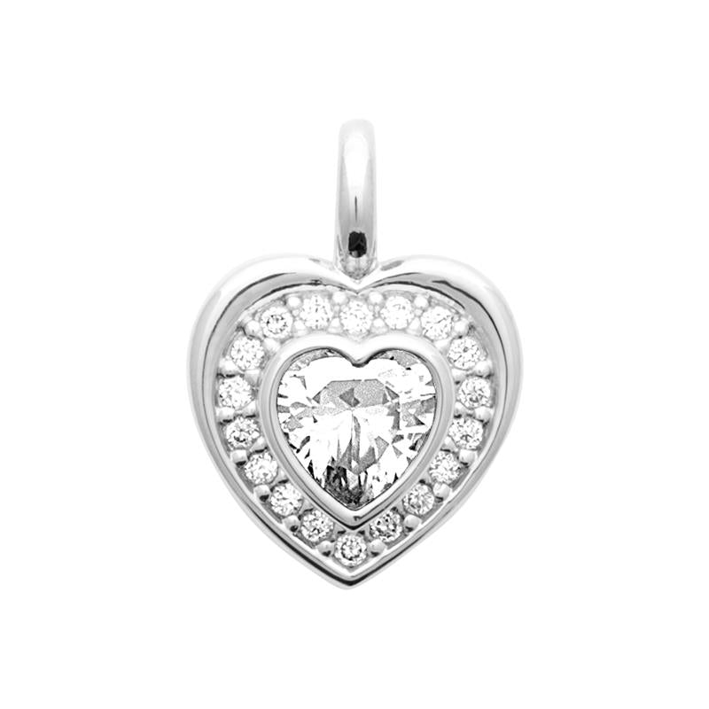 Pandantiv inimă – Argint | Azulin