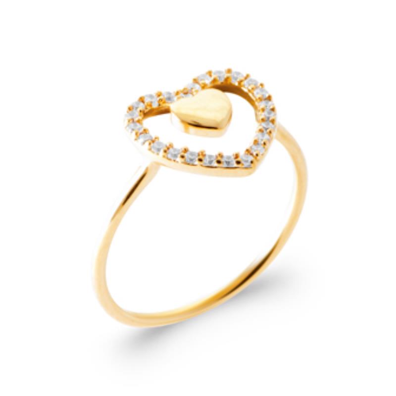 Heart Ring – Gold Plated | Azuline