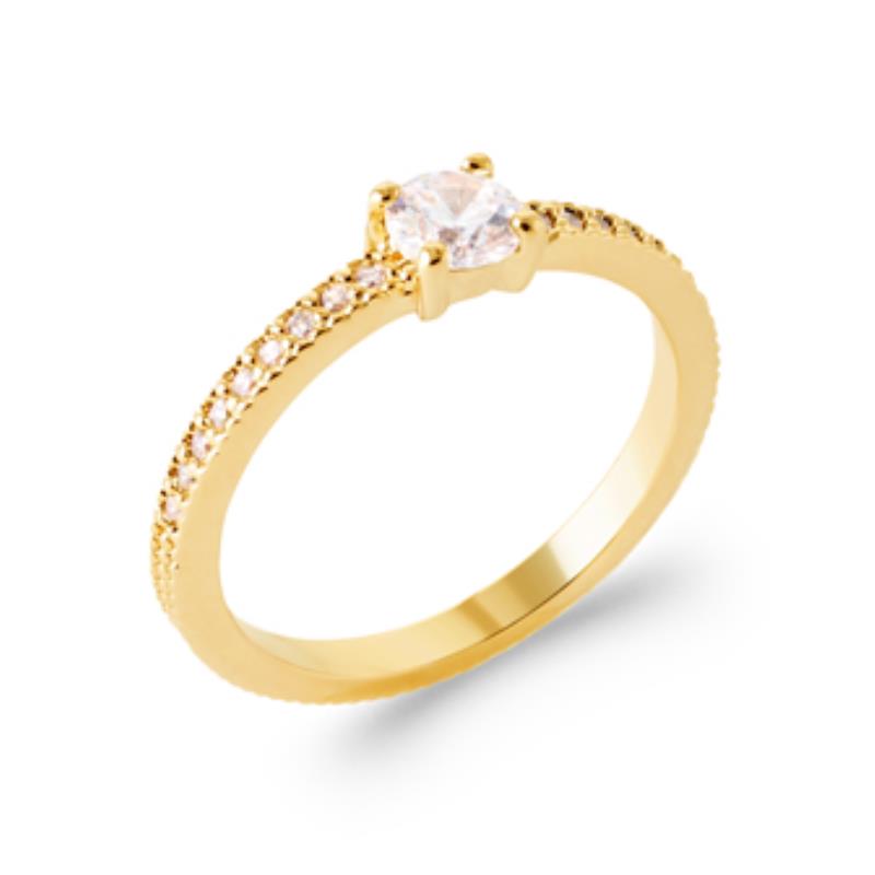 Pavé Ring – Gold Plated | Azuline