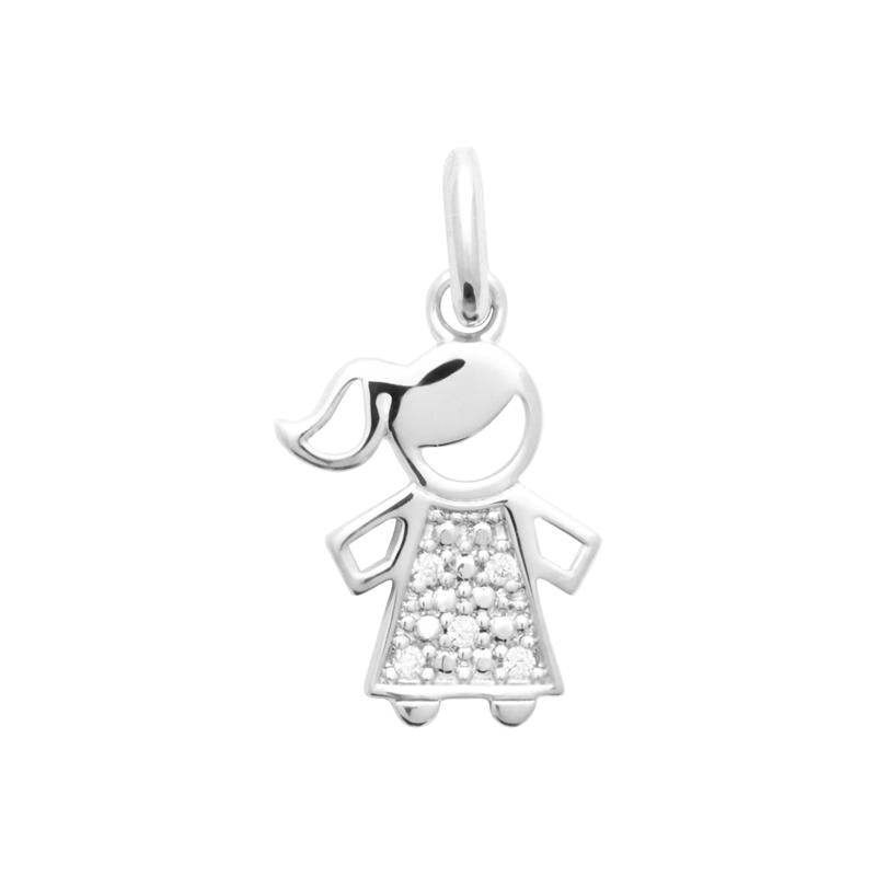 Pendentif Fillette – Argent | Azuline