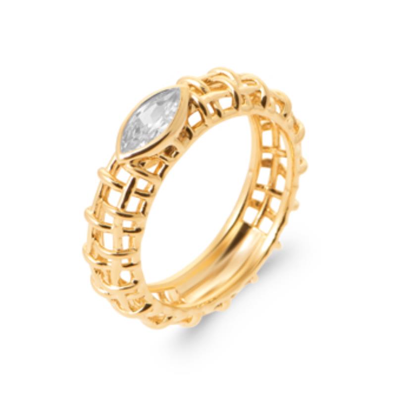 Oval Ring – Gold Plated | Azuline