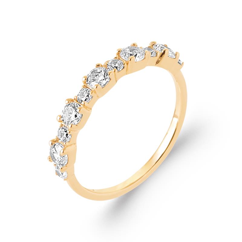Halve eeuwigheidsring – verguld | Azulin