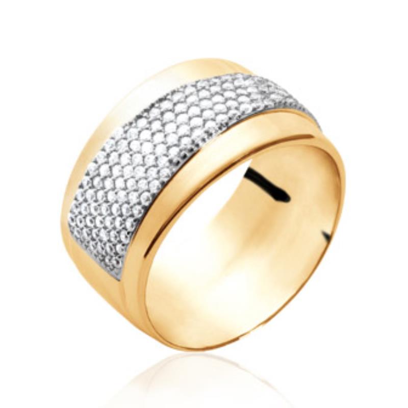 Anello Pavé – Placcato in oro | Azuline