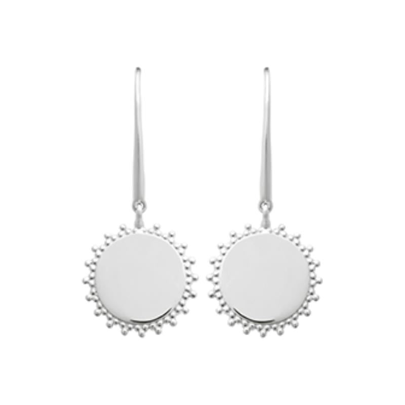 Boucles d’Oreilles Perlé – Argent | Azuline