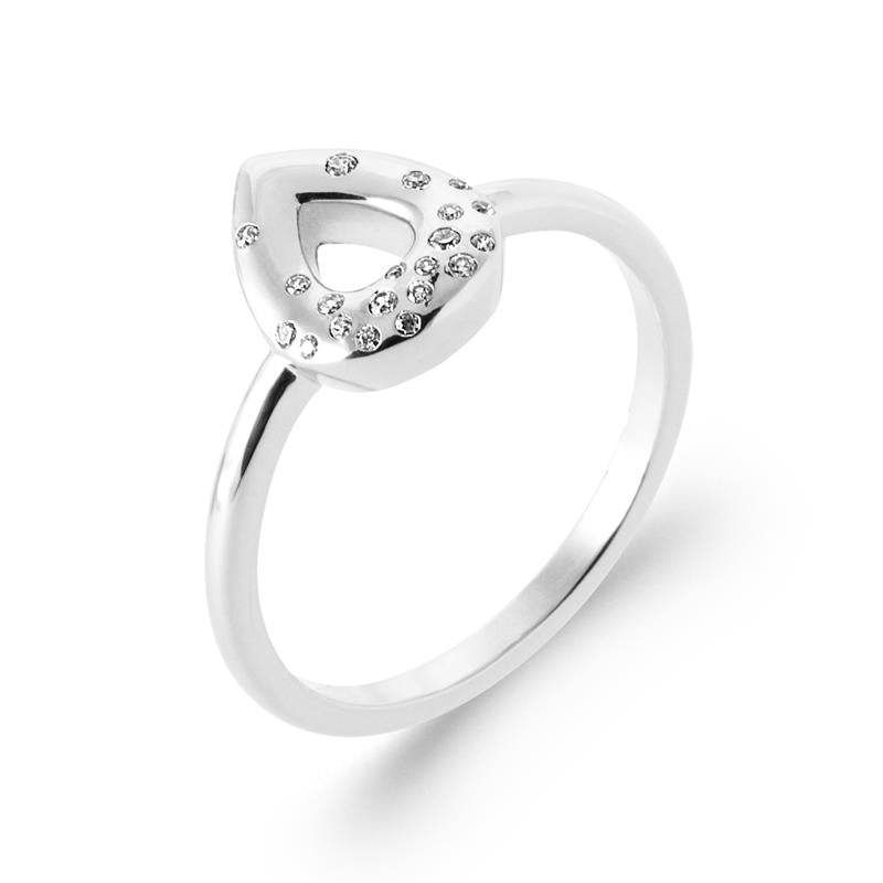 Prolamovaný Drop Ring – Stříbrný | azulin