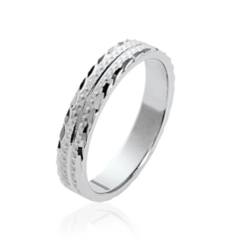 Facetterad Ring – Silver | Azulin