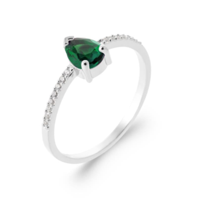 Anillo Pera – Plata | Azuline