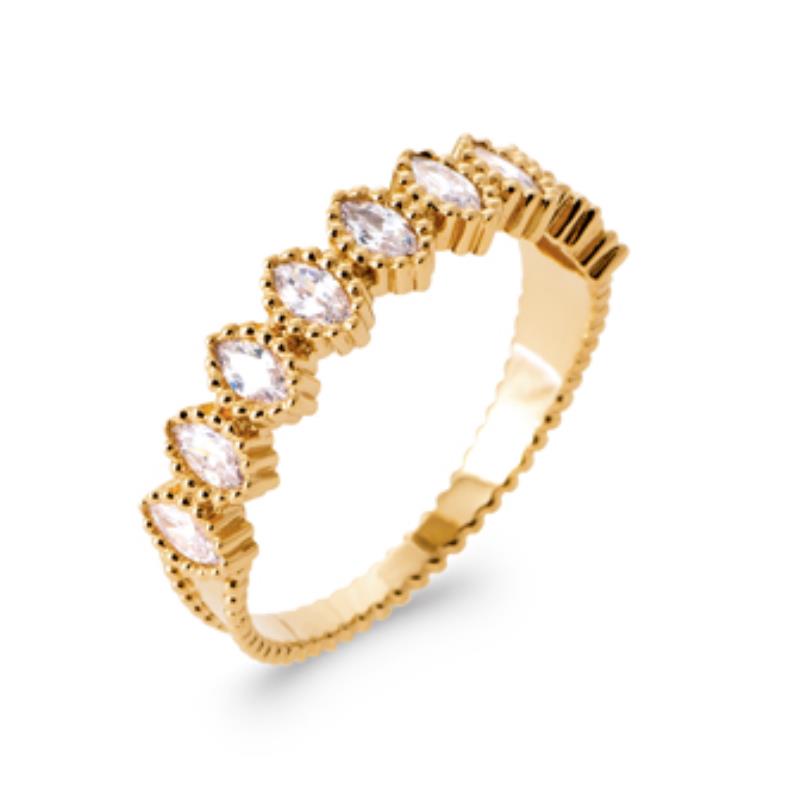 Marquise Ring – Guldpläterad | Azulin