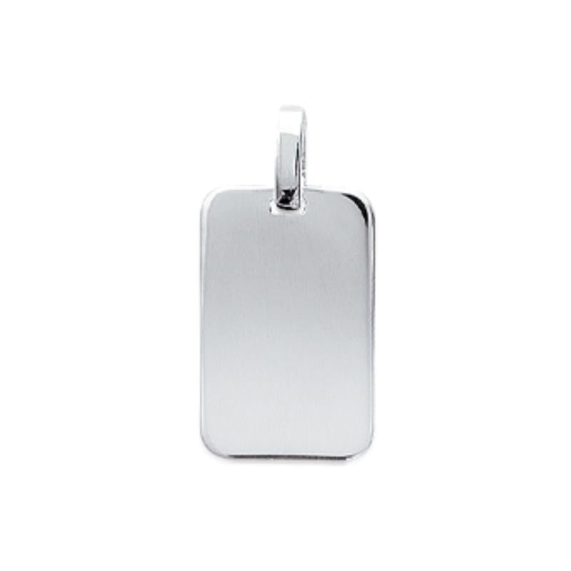 Colgante rectangular – Plata | Azuline