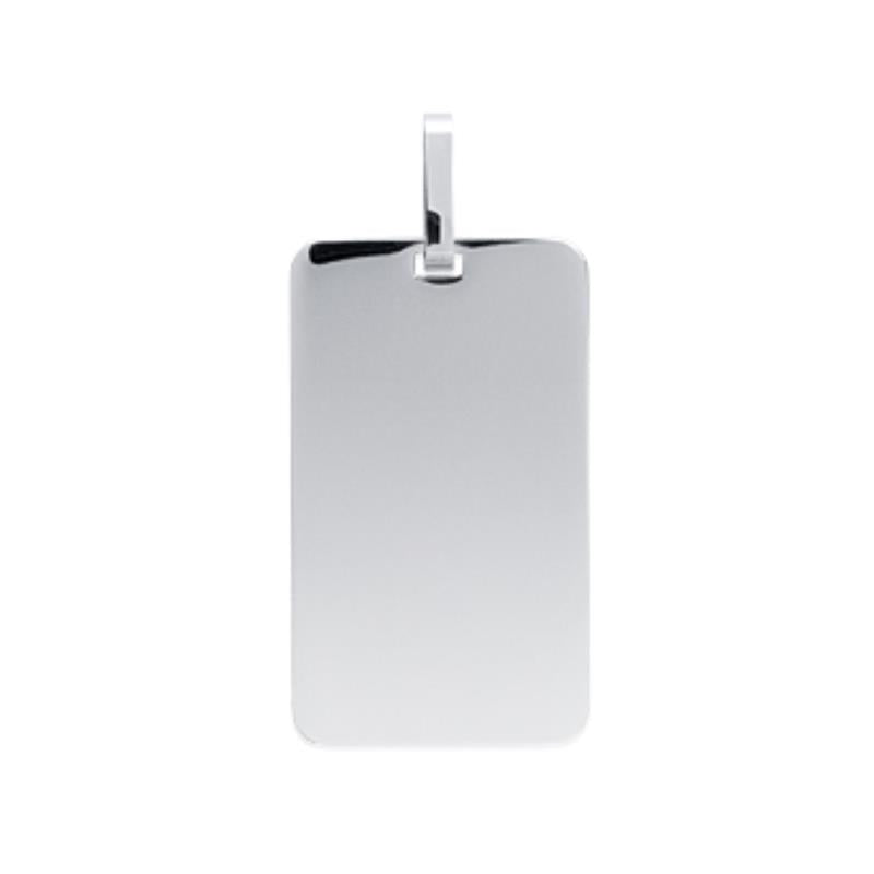 Colgante rectangular – Plata | Azuline