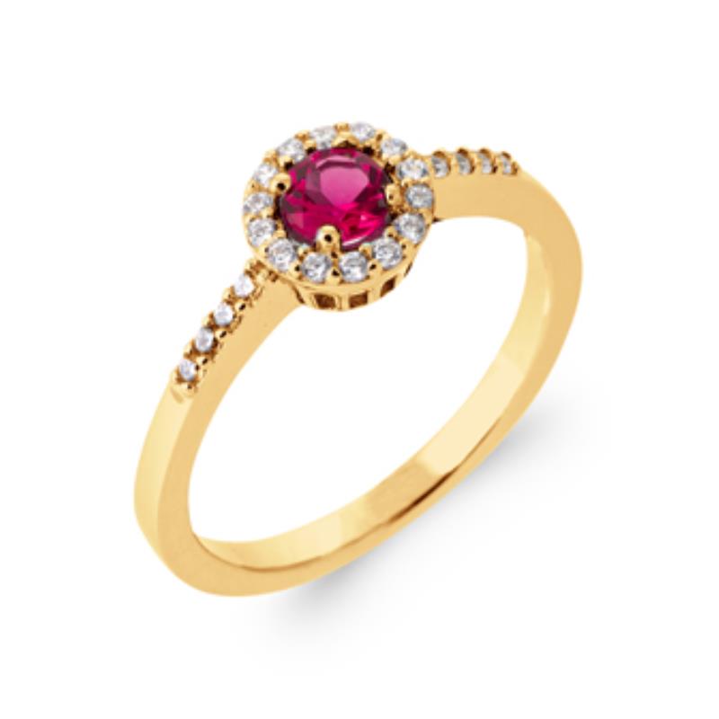 Runder Ring – vergoldet | Azuline