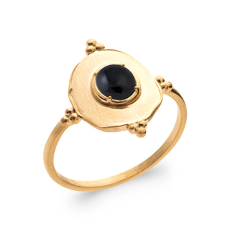 Anel Oval – Banhado a Ouro | Azuline