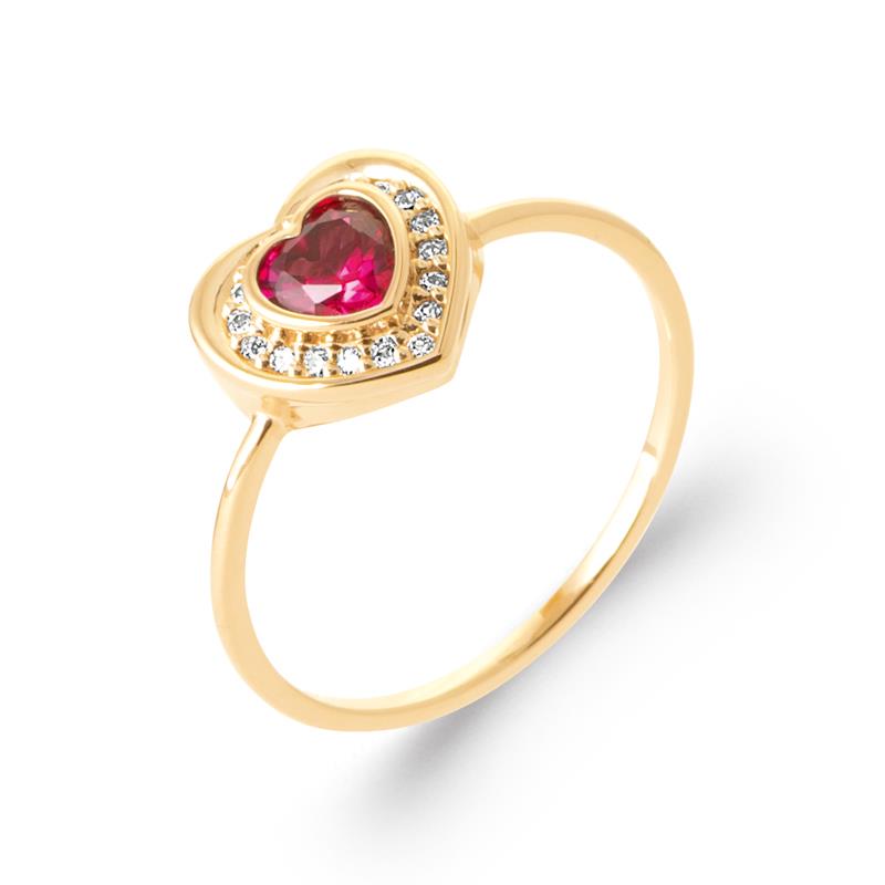 Hartjesring – Verguld | Azulin