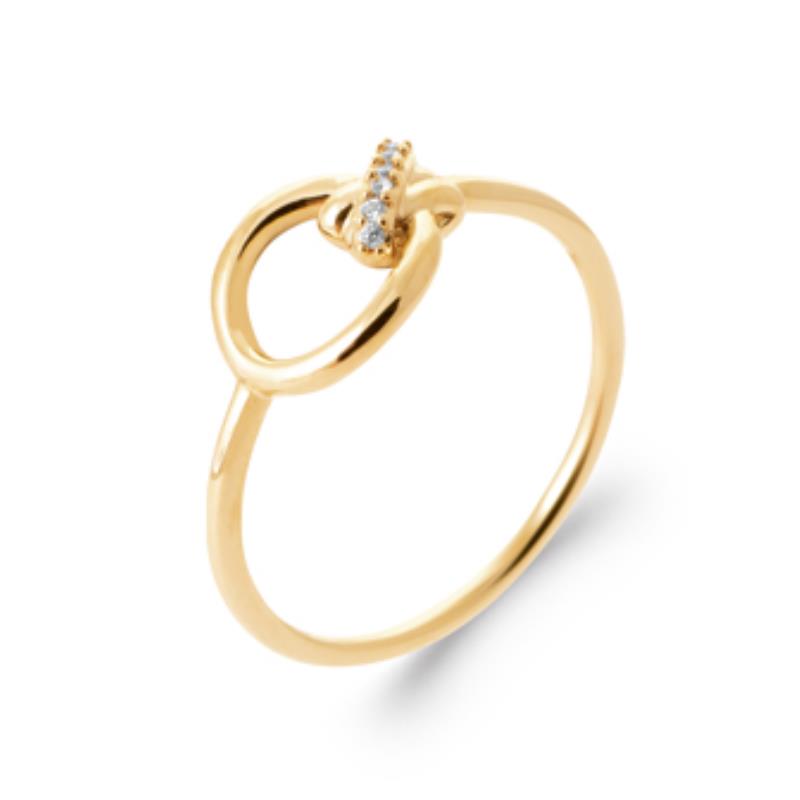 Anel Oval – Banhado a Ouro | Azuline