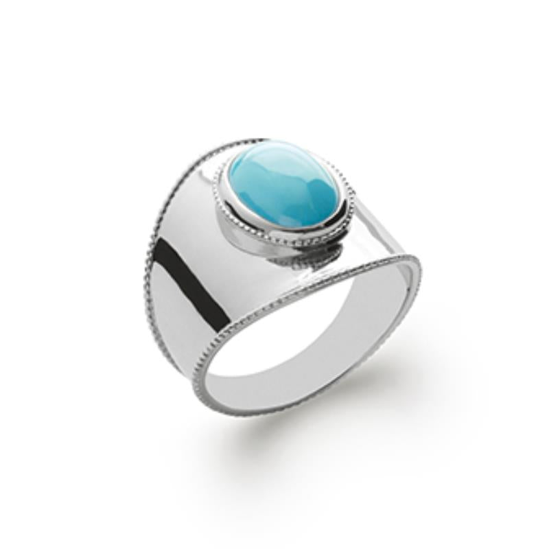 Oval Ring – Sølv | Azulin