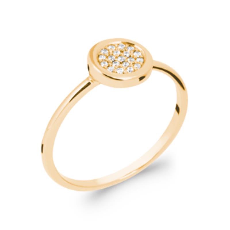 Rund Ring – Guldpläterad | Azulin