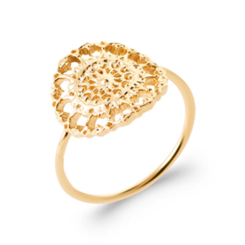 Anel de Filigrana – Banhado a Ouro | Azuline